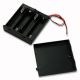 4 x AAA Battery Holder Box, With Cover/on-off